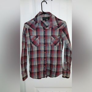 Powder river pearl snap shirt by panhandle women S